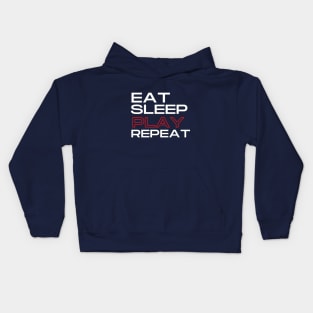 Eat, Sleep, PLAY, Repeat Collection Kids Hoodie